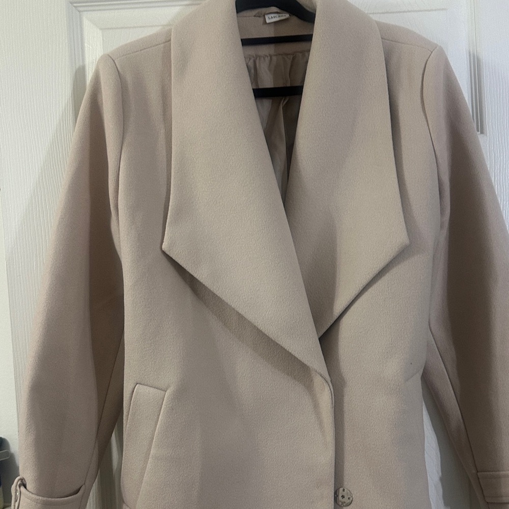 LASCANA Women's Cream Teddy Jacket